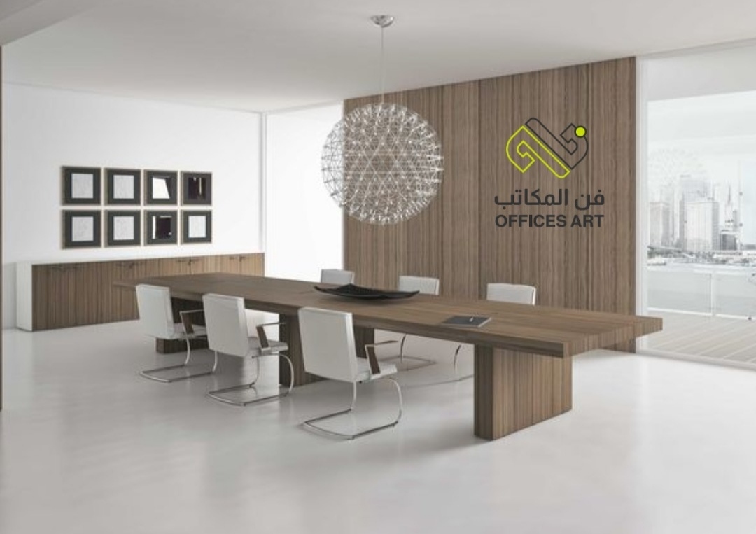 طاولات الاجتماعات — من شركة فن المكاتب — حسب الطلب